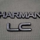 CHARMANT And LC Emblem In Metal 2 Piece Set