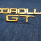 COROLLA With GT Emblem In Metal Gold