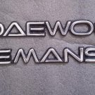 DAEWOO With LEMANS 2 Piece Emblem Set