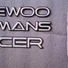 DAEWOO, LEMANS And RACER Emblem In Metal with Grill Logo Set Of 4 Piece