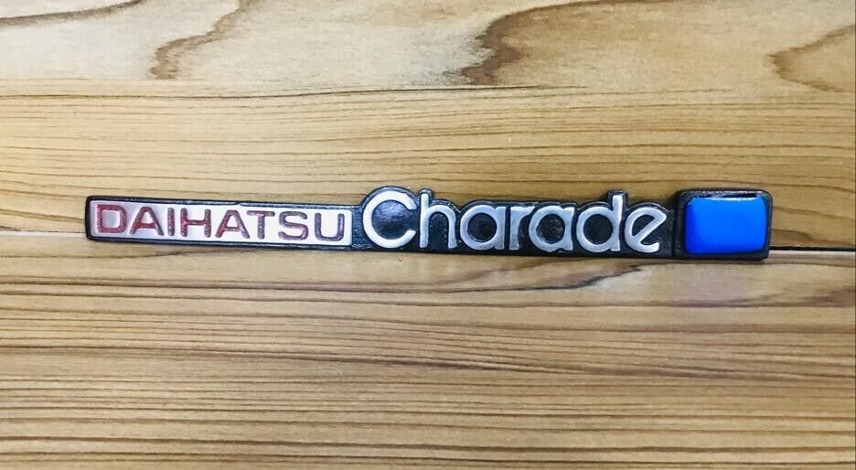 Daihatsu Charade Back Emblem For 1982 Model