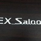 EX SALOON Emblem In Metal