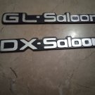GL SALOON With DX SALOON Emblem 2 Piece