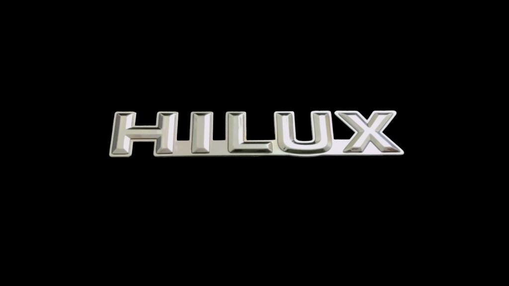 HILUX 1 PIECE FENDER EMBLEM FOR 1986 MODEL