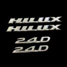 HILUX AND 2.4D 4 PIECE EMBLEM FOR 1991 MODEL