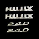 HILUX AND 2.4D FOR 1986 MODEL 4 PIECE EMBLEM