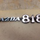 Mazda 818 Emblem Badge In Metal
