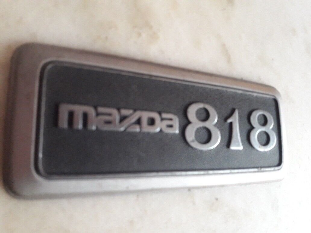 Mazda 818 Emblem In Metal