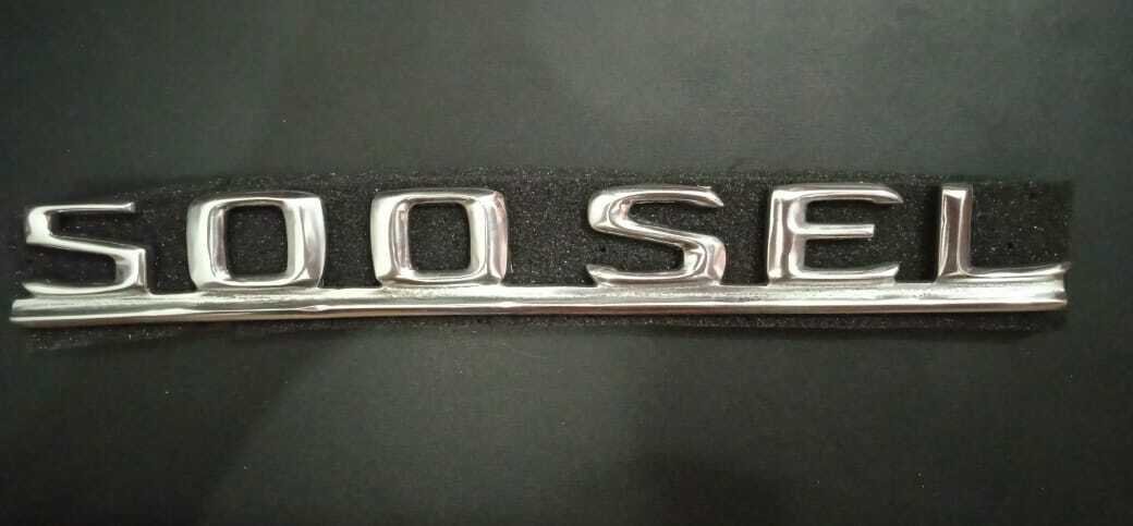 Mercedees Benzz w126 500 SEL Trunk Badge Emblem