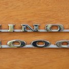 Morris Minor 1000 Car Emblem Set of 2 Piece