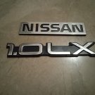 Nissan With 1.0LX Emblem for 1996 Model Pair of 2 Piece