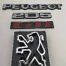 Peugeot 205 Emblem Set of 4 Piece