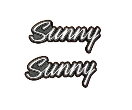 Sunny 2 Piece Fender Emblem