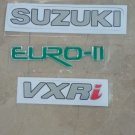Suzuki Euro II and VXRi 3 Piece Sticker set