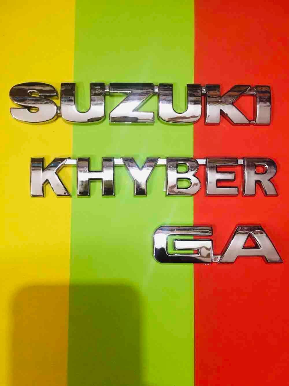 Suzuki Khyber G.A Emblem Set in Plastic