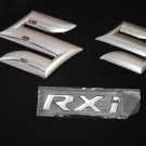 Suzuki Liana Front S And Back S Logo Emblems With RXI Bubble Sticker