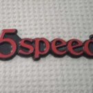 Toyota 5Speed For Mark II Emblem 1 Piece