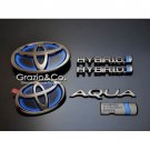 Toyota AQUA Complete Emblem Set