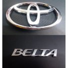 Toyota Belta Grill Emblem Black With Toyota Belta Back Emblem