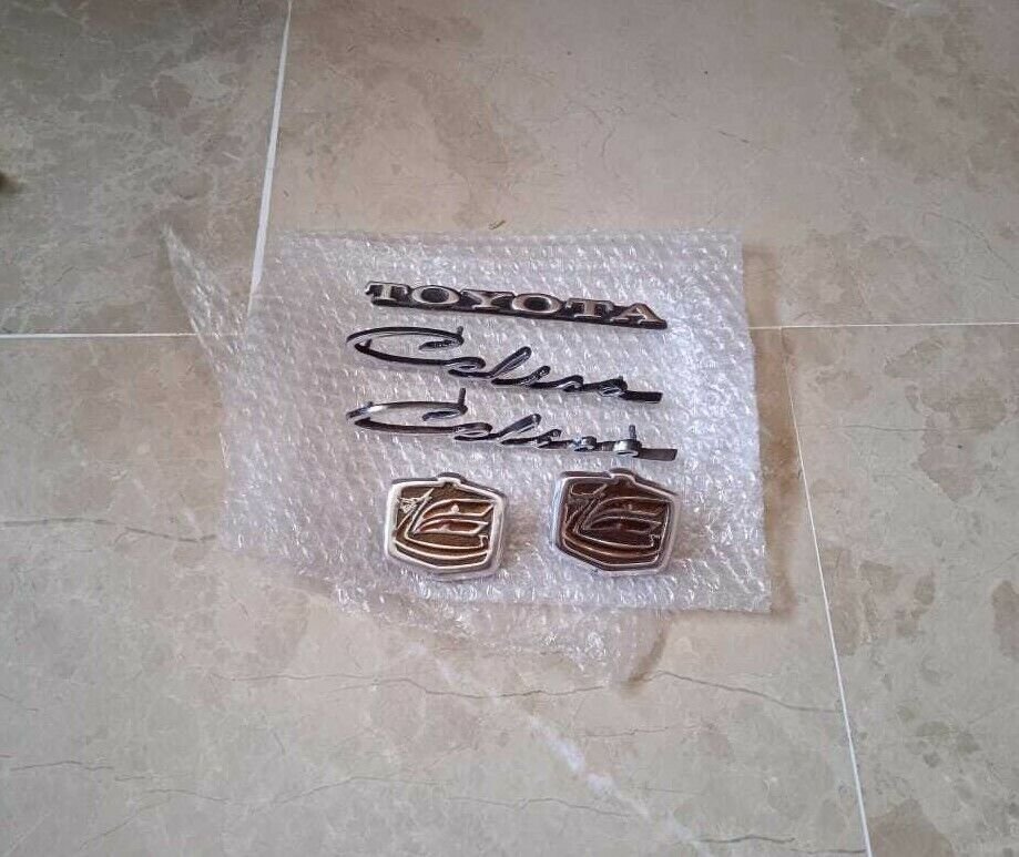 Toyota Celica 1973 Model car emblem set of 5 piece