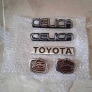 Toyota Celica 1980 Model car emblem set of 5 piece