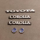 TOYOTA COROLLA  FOR 1975 TO 1976 5 PIECE EMBLEM