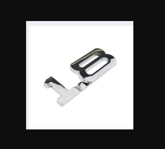 Toyota Corolla 1.8 Silver Chrome Emblem