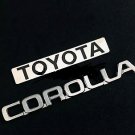 Toyota Corolla 84 to 91 Emblem Set Lacquer Coated