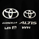 Toyota Corolla Altis 7 Piece Emblem Set