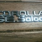 Toyota Corolla S.E Saloon 2 Piece Emblem Set