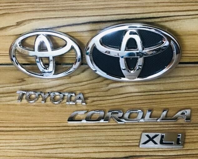 Toyota Corolla XLI Emblems Set Of 5 Piece