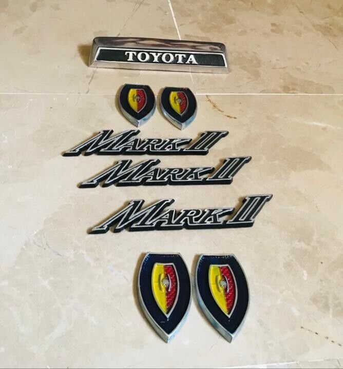Toyota Corona Mark II Emblem Set Of 8 Piece