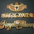 Toyota Crown Emblem In golden