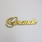 Toyota Grande Emblem In Golden