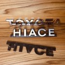 TOYOTA HIACE 2 Piece Emblem Set