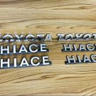 TOYOTA HIACE 6 Piece Emblem Set