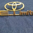 Toyota LOGO And SE LIMITED In Gold Metal