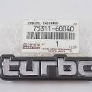 Toyota Turbo Emblem
