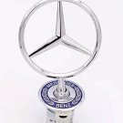 Vehicle Hood Star Emblem for Mercedes Benz, Zinc Alloy Frond Hood Ornament