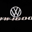 VOLKSWAGEN VW 1600 EMBLEM With VOLKSWAGEN VW Bonnet Emblem 2 Piece Set