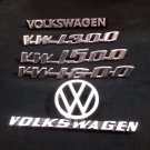 VOLKSWAGEN VW 6 Piece Emblems Set