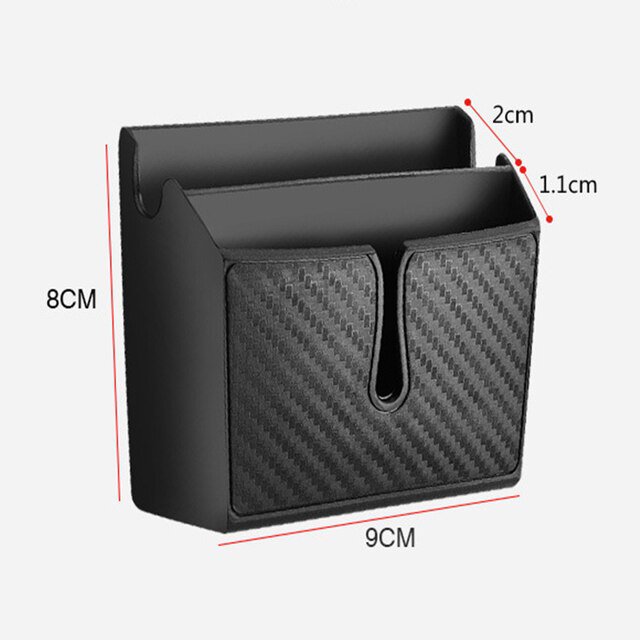 Multifunctional-Car-Mounted-Storage-Box-Portable-Double-Layer-Phone-Holder-Self-Adhesive-Organizer-E
