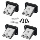 8X-Flush-Mount-50-Amp-Anderson-Plug-Mounting-Bracket-Panel-Cover-For-Caravan-Camper-Boat-Truck 4PCS