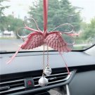 Wing-Car-Pendant-Angel-Rearview-Mirror-Interior-Decoration-Accessories-Woman-Hanging Pink