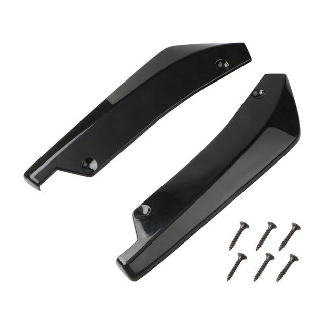 Universal-Car-Front-Rear-Bumper-Strip-Lip-Spoiler-Diffuser-Splitter-Scratch-Protector-Carbon-Fiber-W