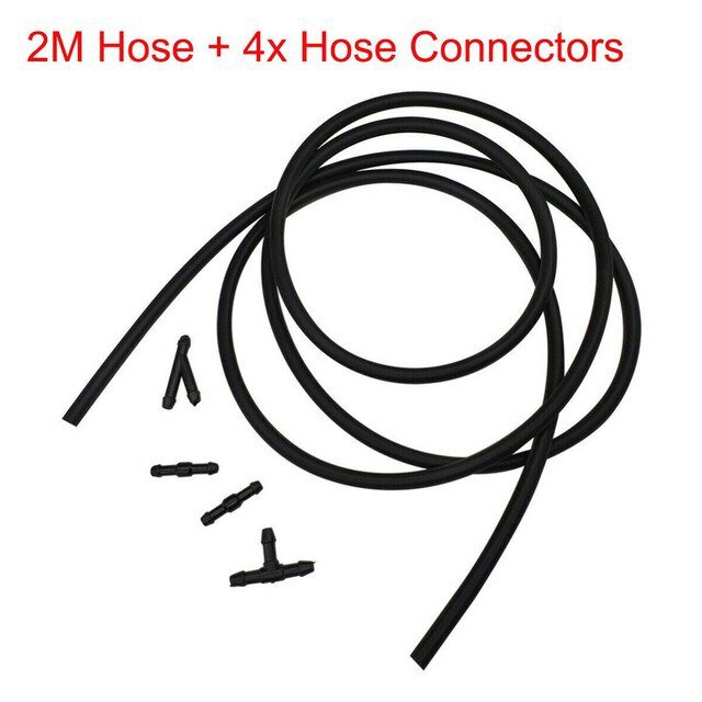 5M-Windshield-Wiper-Tube-T/Y/I-Type-Splitter-Windshield-Washer-Hose-Connector-Automotive-Car-Wiper-B