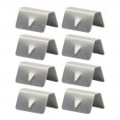8/12-Psc-Universal-Car-Wind-/-Rain-Deflector-Metal-Fitting-Clips-Replacements-Stainless-Steel-Car-Wi