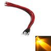10Pcs-DC-12V-18cm-3mm-Pre-Wired-LED-Lamp-Light-Bulb-Emitting-Diode Yellow