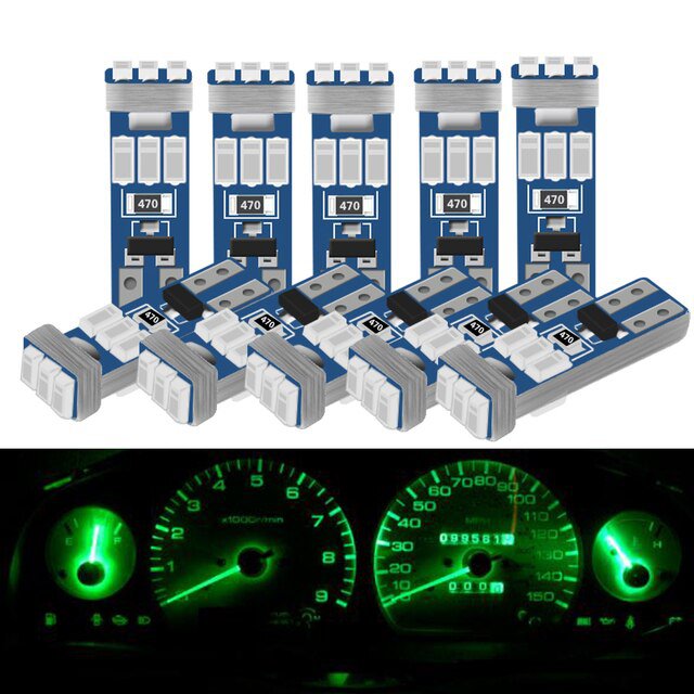 KEIN-10PCS-T5-Led-W3W-Meter-Bulb-Instrument-Dash-Lights-73-74-17-27-Auto-Interior-Neo-Wedge-Dashboar