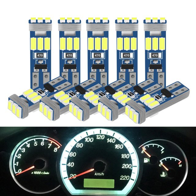 KEIN-10PCS-T5-Led-W3W-Meter-Bulb-Instrument-Dash-Lights-73-74-17-27-Auto-Interior-Neo-Wedge-Dashboar